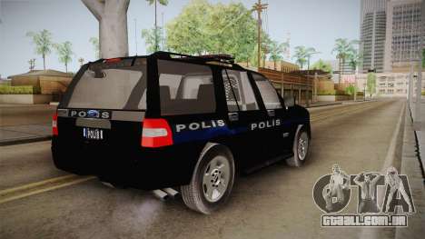 Ford Ranger Police para GTA San Andreas