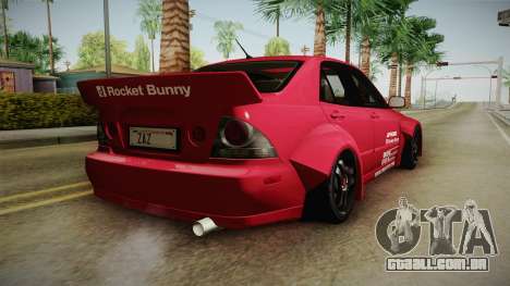 Lexus IS300 Rocket Bunny para GTA San Andreas