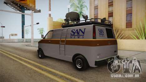 GTA 5 Declasse Burrito News para GTA San Andreas