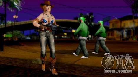Dead Or Alive 5 - Tina Cowgirl with Pants para GTA San Andreas