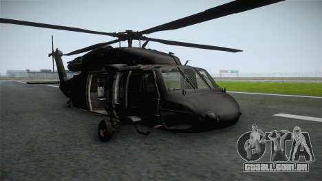 CoD 4: MW - UH-60 Blackhawk RAF Remastered para GTA San Andreas