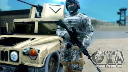 New Military USA Skin para GTA San Andreas