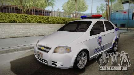 Chevrolet Aveo Turkish Police para GTA San Andreas