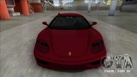 Ferrari 360 Modena FBI para GTA San Andreas
