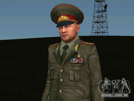 General do exército para GTA San Andreas
