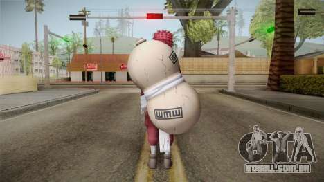 Gaara Red Body Suit para GTA San Andreas