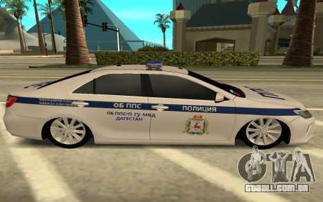 Toyota Camry Police para GTA San Andreas