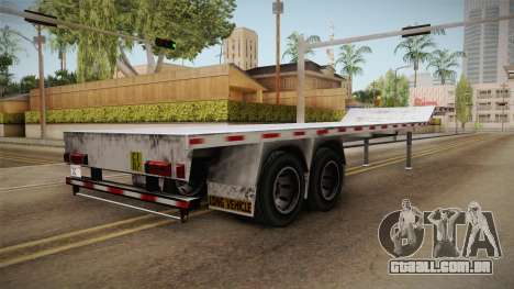 American Flatbed (Multiple) Trailer para GTA San Andreas