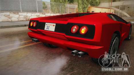 GTA 5 Pegassi Infernus Classic SA Style para GTA San Andreas