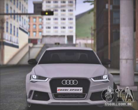 Audi RS6 2016 para GTA San Andreas