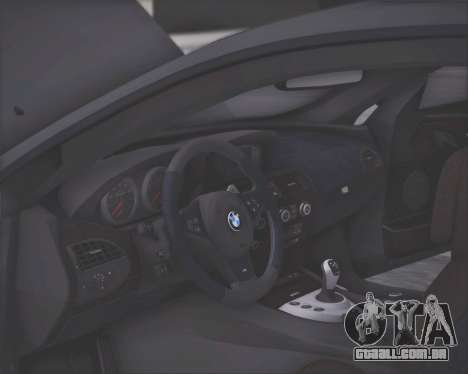 BMW M6 G-Power Hurricane RR para GTA San Andreas