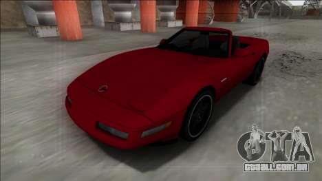 1996 Chevrolet Corvette C4 Cabrio para GTA San Andreas