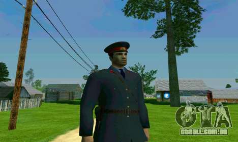O capitão de polícia da URSS para GTA San Andreas