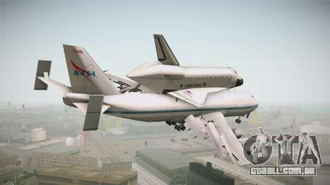 Boeing 747-100 Shuttle Carrier Aircraft para GTA San Andreas
