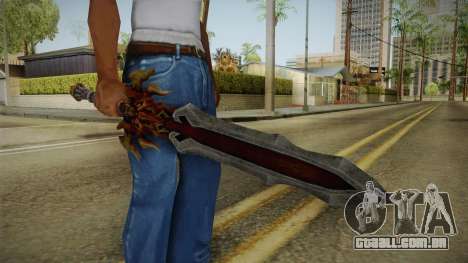 Injustice: Gods Among Us - Ares Sword para GTA San Andreas