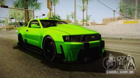 Ford Mustang NFS Green para GTA San Andreas