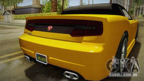 GTA 5 Bravado Buffalo 2-doors Cabrio IVF para GTA San Andreas