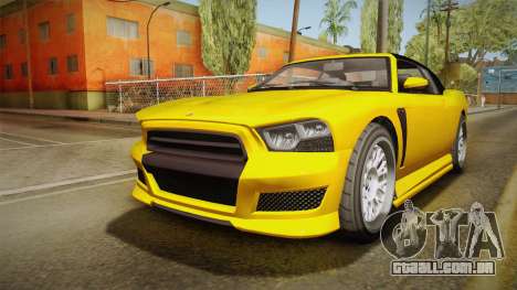 GTA 5 Bravado Buffalo 2-doors Cabrio IVF para GTA San Andreas