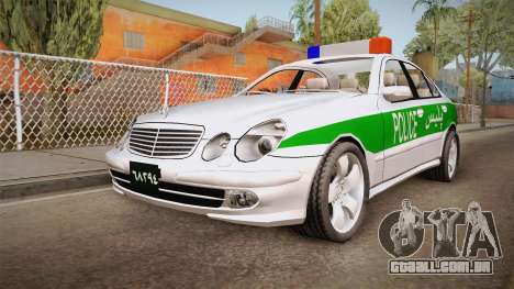 Mercedes-Benz E500 Iranian Police para GTA San Andreas