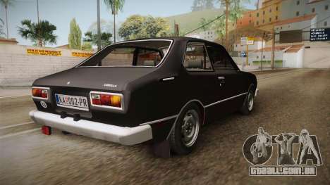 Toyota Corolla 1977 para GTA San Andreas