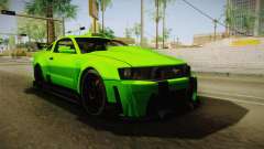 Ford Mustang NFS Green para GTA San Andreas