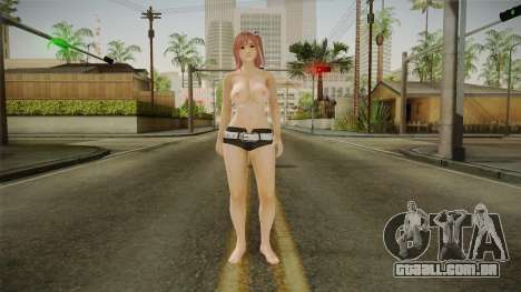Dead Or Alive 5: LR - Honoka Casual Topless para GTA San Andreas