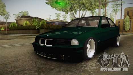 BMW 320i E36 BORBET para GTA San Andreas