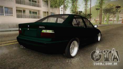 BMW 320i E36 BORBET para GTA San Andreas