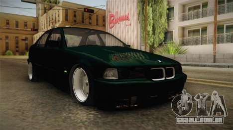 BMW 320i E36 BORBET para GTA San Andreas