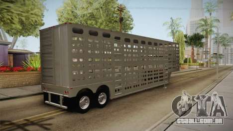 Double Trailer Livestock v3 para GTA San Andreas