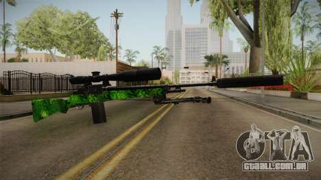 Green Sniper Rifle para GTA San Andreas