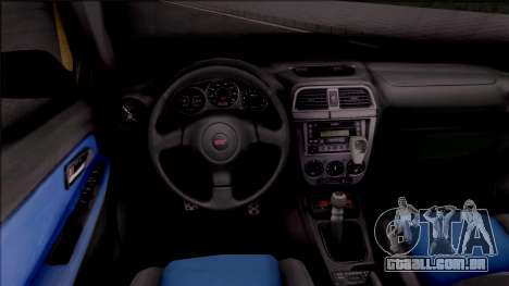 Subaru Impreza WRX STi High Speed Police para GTA San Andreas