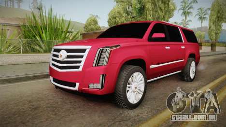 Cadillac Escalade 2016 para GTA San Andreas