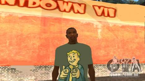 T-Shirt De Fallout para GTA San Andreas
