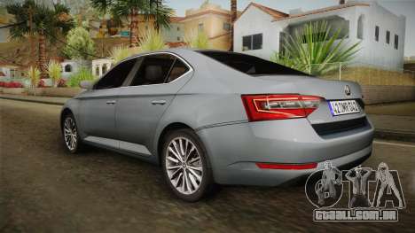 Skoda Superb 2017 para GTA San Andreas