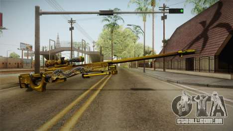 Cross Fire - AWM Infernal Oragon Noble Gold para GTA San Andreas
