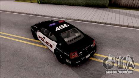 Dodge Charger High Speed Police para GTA San Andreas