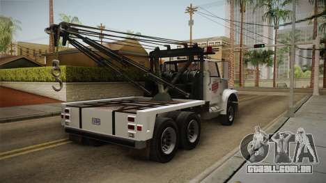 GTA 5 Vapid Towtruck Large Cleaner para GTA San Andreas