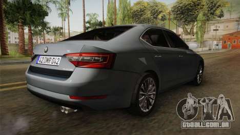 Skoda Superb 2017 para GTA San Andreas