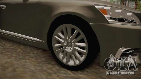 Lexus LS 460 Interior para GTA San Andreas