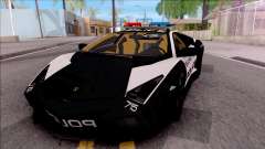 Lamborghini Reventon High Speed Police para GTA San Andreas