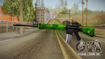 Green M4 para GTA San Andreas