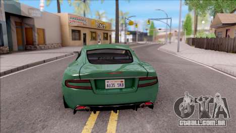 Aston Martin DBS para GTA San Andreas