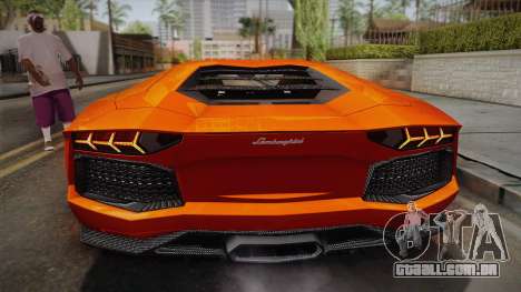 Lamborghini Aventador LP700-4 Stock para GTA San Andreas