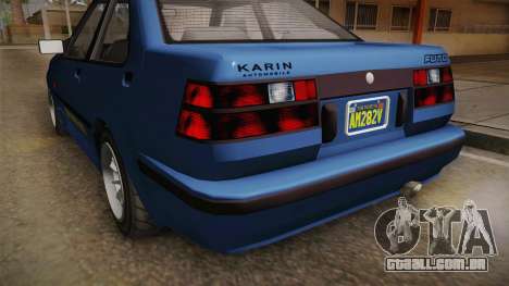 GTA 5 Karin Futo 4-doors IVF para GTA San Andreas