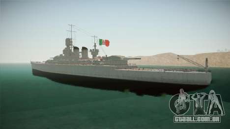 Littorio Class Battleship para GTA San Andreas