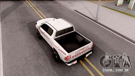 Toyota Hilux 2016 para GTA San Andreas