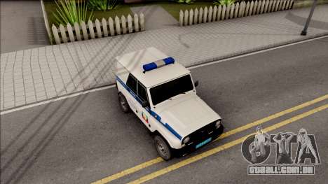 UAZ Caçador de Polícia para GTA San Andreas