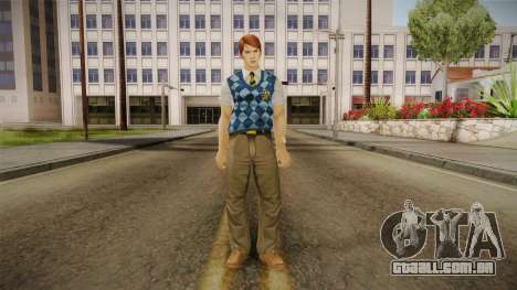 Justin Vandervelde from Bully Scholarship para GTA San Andreas