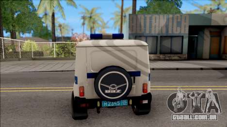 UAZ Caçador de Polícia para GTA San Andreas
